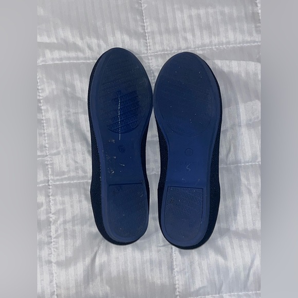 Rothy's The Flat Navy Blue Knit Round Toe Knit Ballet Flats Womens Size 7 - Picture 4 of 8